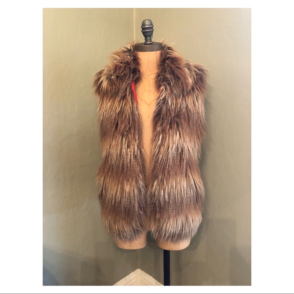 Jack by BB Dakota Erica Faux Fur Vest - S